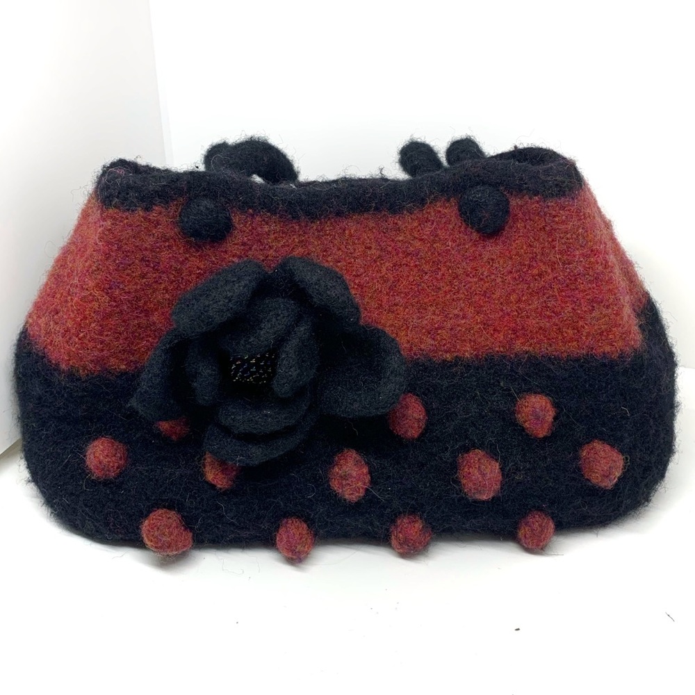 NWOT Hand Made Wool Purse AA